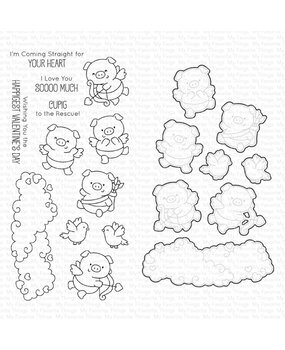 My Favorite Things Cupigs Stamp & Die Duo (DUO-006) My Favorite Things Cupigs Stamp & Die Duo (DUO-006)