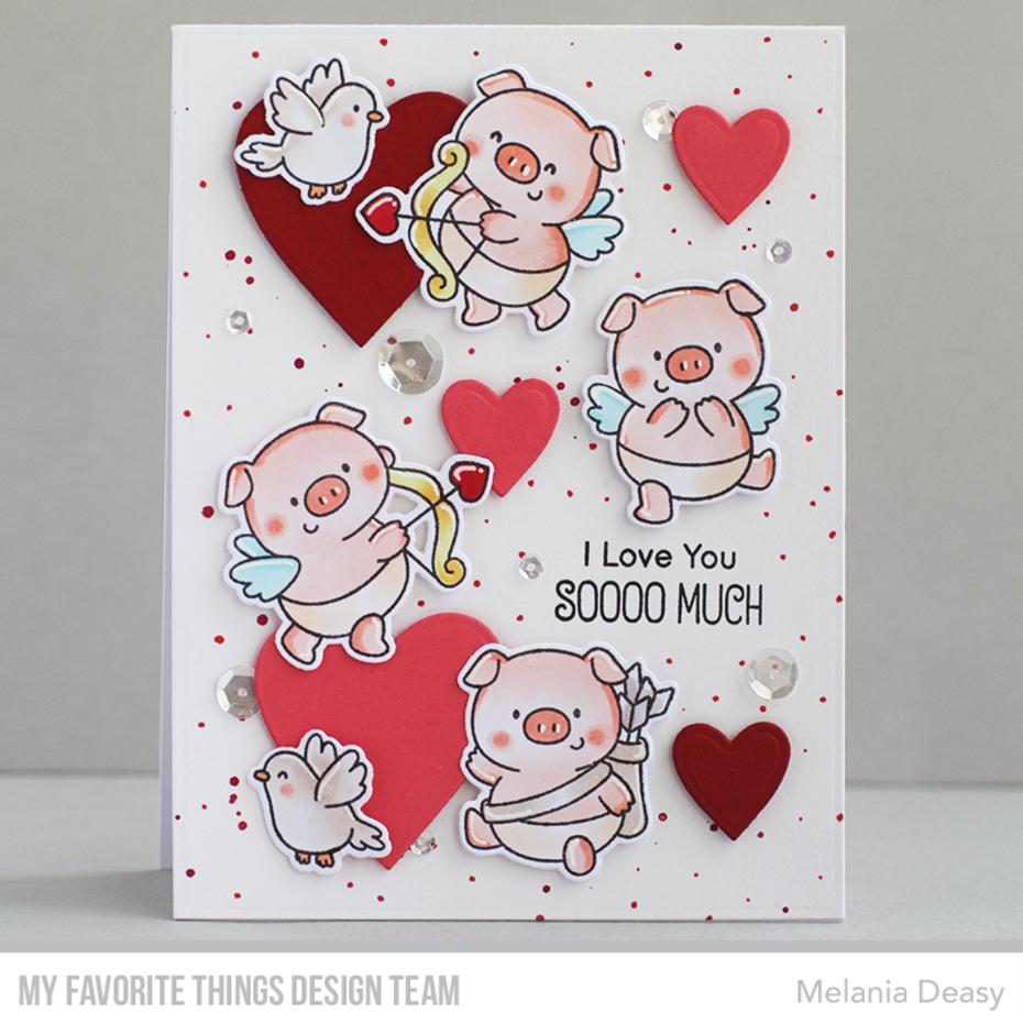 My Favorite Things Cupigs Stamp & Die Duo (DUO-006) - Paperpads.nl