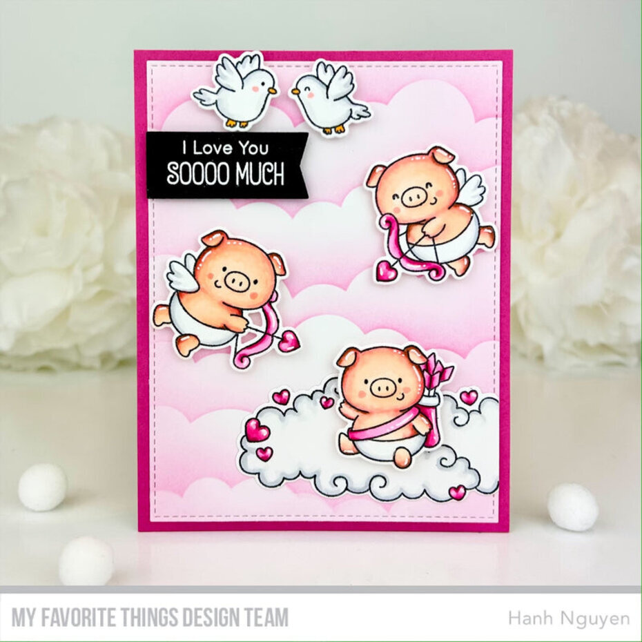 My Favorite Things Cupigs Stamp & Die Duo (DUO-006) - Paperpads.nl