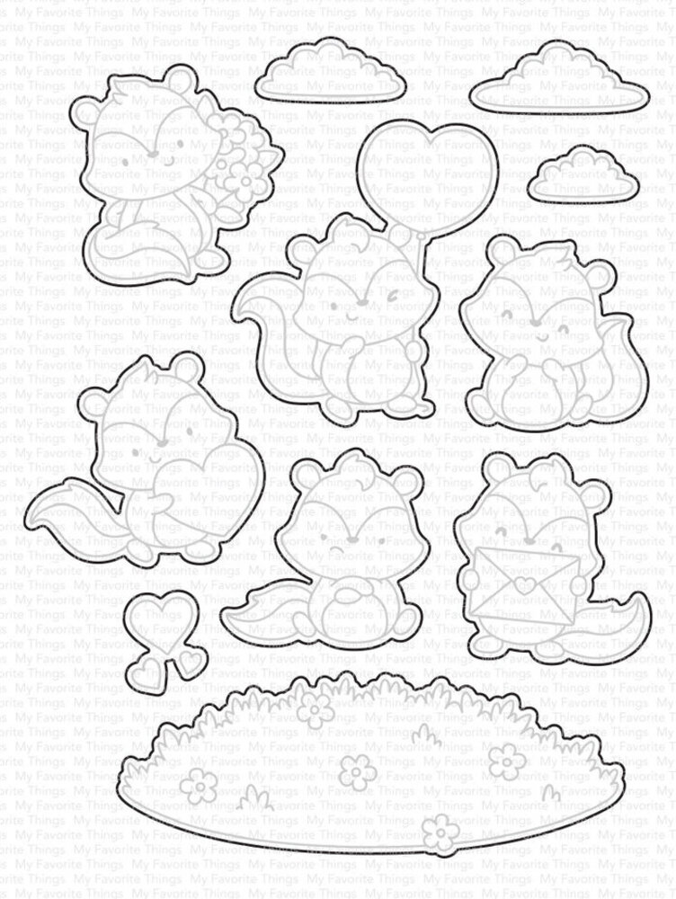 My Favorite Things Scent-sational Skunks Stamp & Die Duo (DUO-007) My Favorite Things Scent-sational Skunks Stamp & Die Duo (DUO-007)