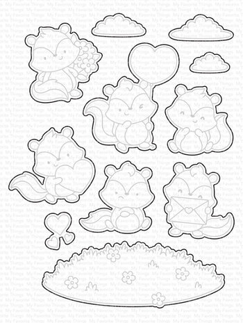 My Favorite Things Scent-sational Skunks Stamp & Die Duo (DUO-007) My Favorite Things Scent-sational Skunks Stamp & Die Duo (DUO-007)