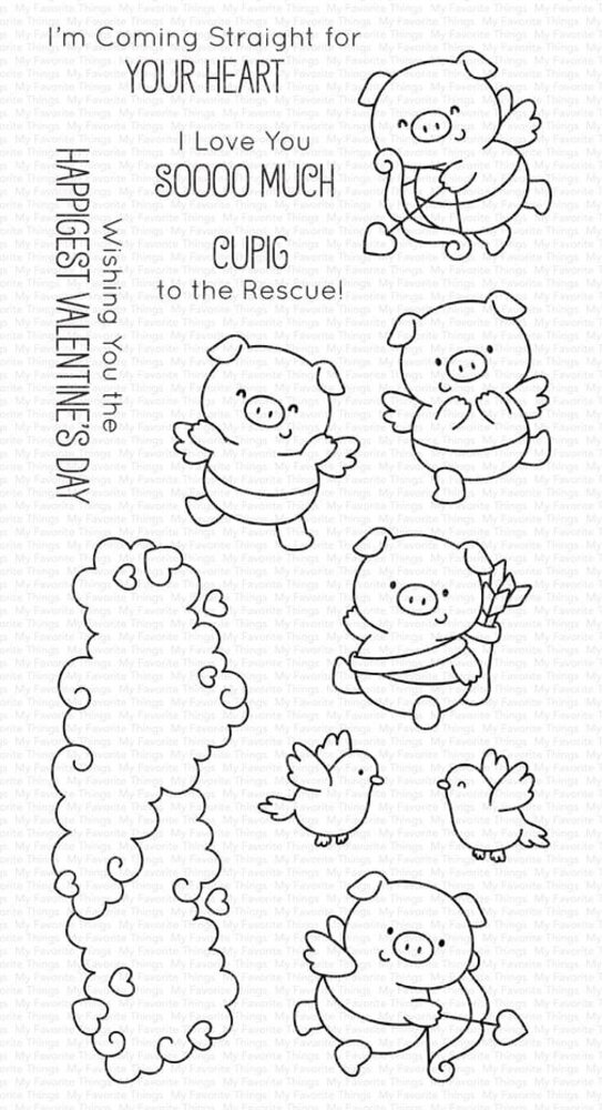 My Favorite Things Cupigs Clear Stamps (JB-026) My Favorite Things Cupigs Clear Stamps (JB-026)