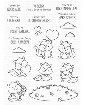 My Favorite Things Scent-sational Skunks Clear Stamps (JB-027)
