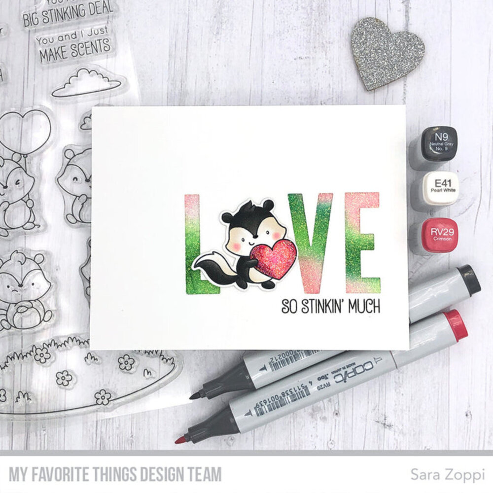 My Favorite Things Scent-sational Skunks Clear Stamps (JB-027)