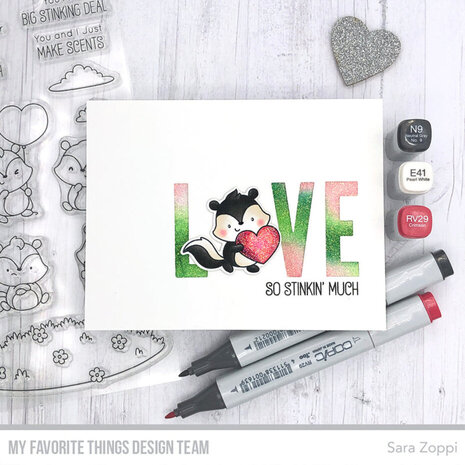 My Favorite Things Scent-sational Skunks Clear Stamps (JB-027)