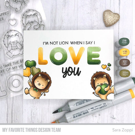 My Favorite Things Lovely Lions Clear Stamps (YUZU-028) My Favorite Things Lovely Lions Clear Stamps (YUZU-028)