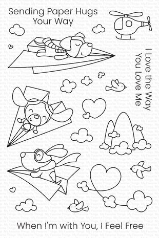 My Favorite Things Paper Planes Clear Stamps (CS-850)