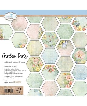 Elizabeth Craft Designs Garden Party 12x12 Inch Patterned Cardstock Paper (C019) Elizabeth Craft Designs Garden Party 12x12 Inch Patterned Cardstock Paper (C019)