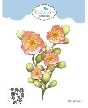 Elizabeth Craft Designs Garden Party Wild Flower 3 Dies (2098)