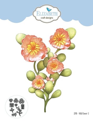 Elizabeth Craft Designs Garden Party Wild Flower 3 Dies (2098)