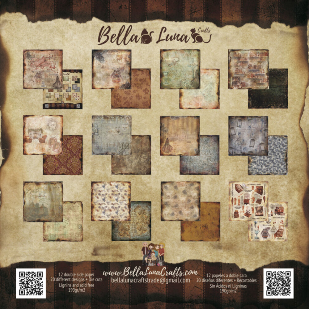Bella Luna Crafts Has Returned 12x12 Inch Collection Pack (BLC-0035) Bella Luna Crafts Has Returned 12x12 Inch Collection Pack (BLC-0035)