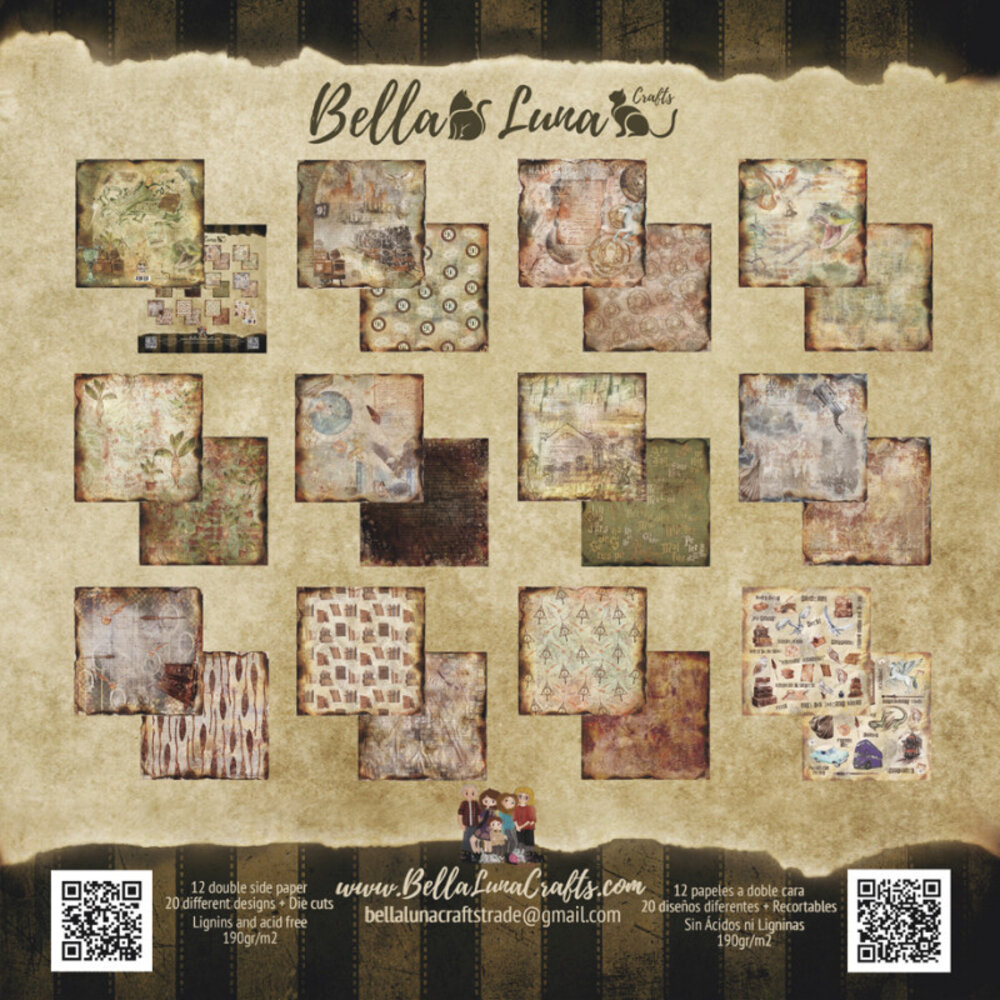 Bella Luna Crafts Wanted 8x8 Inch Collection Pack (BLC-0036/S)