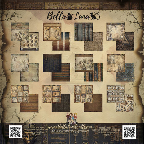 Bella Luna Crafts Osiris 12x12 Inch Collection Pack (BLC-0039) Bella Luna Crafts Osiris 12x12 Inch Collection Pack (BLC-0039)