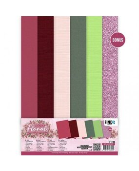 Amy Design Pink Florals A4 Linen Cardstock Pack (AD-A4-10029) Amy Design Pink Florals A4 Linen Cardstock Pack (AD-A4-10029)