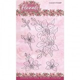 Amy Design Pink Florals Clear Stamp Set Orchid (ADCS10079)