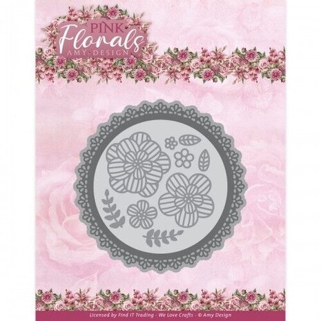 Amy Design Pink Florals Floral Elements Dies (ADD10311)
