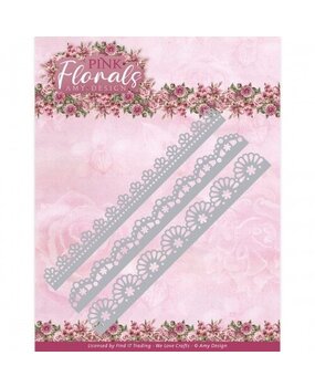 Amy Design Pink Florals Floral Border Dies (ADD10312) Amy Design Pink Florals Floral Border Dies (ADD10312)