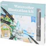 AVEC Watercolor Illustration Kit Seaside Escape (3009820)