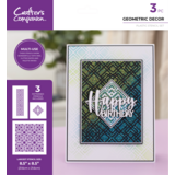 Crafter's Companion Geometric Décor Multi-Use Stencil Set (CC-STEN-GEOMDEC)