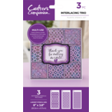 Crafter's Companion Interlacing Trio Multi-Use Stencil Set (CC-STEN-INTTRIO)