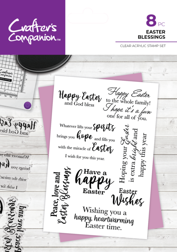 Crafter's Companion Easter Blessings Clear Stamps (CC-CA-ST-EABL) Crafter's Companion Easter Blessings Clear Stamps (CC-CA-ST-EABL)