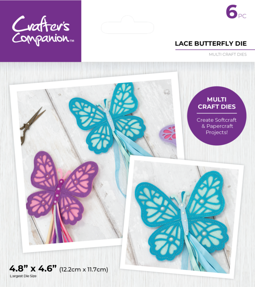 Crafter's Companion Lace Butterfly Multi Craft Dies (CC-MCD-LBUT)