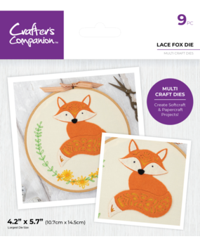 Crafter's Companion Lace Fox Multi Craft Dies (CC-MCD-LFOX)