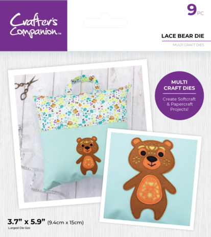 Crafter's Companion Lace Bear Multi Craft Dies (CC-MCD-LBEA)