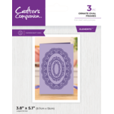 Crafter's Companion Ornate Oval Frames Elements Dies (GEM-MD-ELE-OROV)