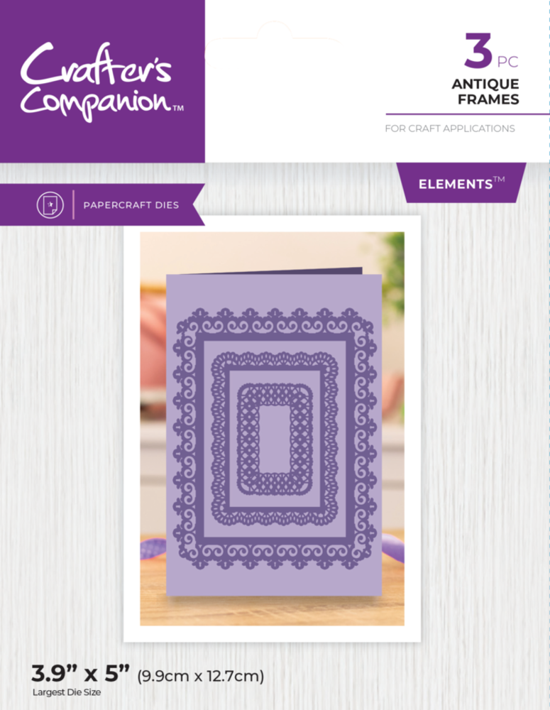 Crafter's Companion Antique Frames Elements Dies (GEM-MD-ELE-ANTI) Crafter's Companion Antique Frames Elements Dies (GEM-MD-ELE-ANTI)