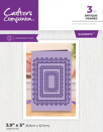 Crafter's Companion Antique Frames Elements Dies (GEM-MD-ELE-ANTI) Crafter's Companion Antique Frames Elements Dies (GEM-MD-ELE-ANTI)