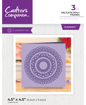 Crafter's Companion Delicate Doily Frames Elements Dies (GEM-MD-ELE-DEDO)
