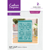 Crafter's Companion Floral Cross Create-a-Card Dies (CC-MD-FLCR)