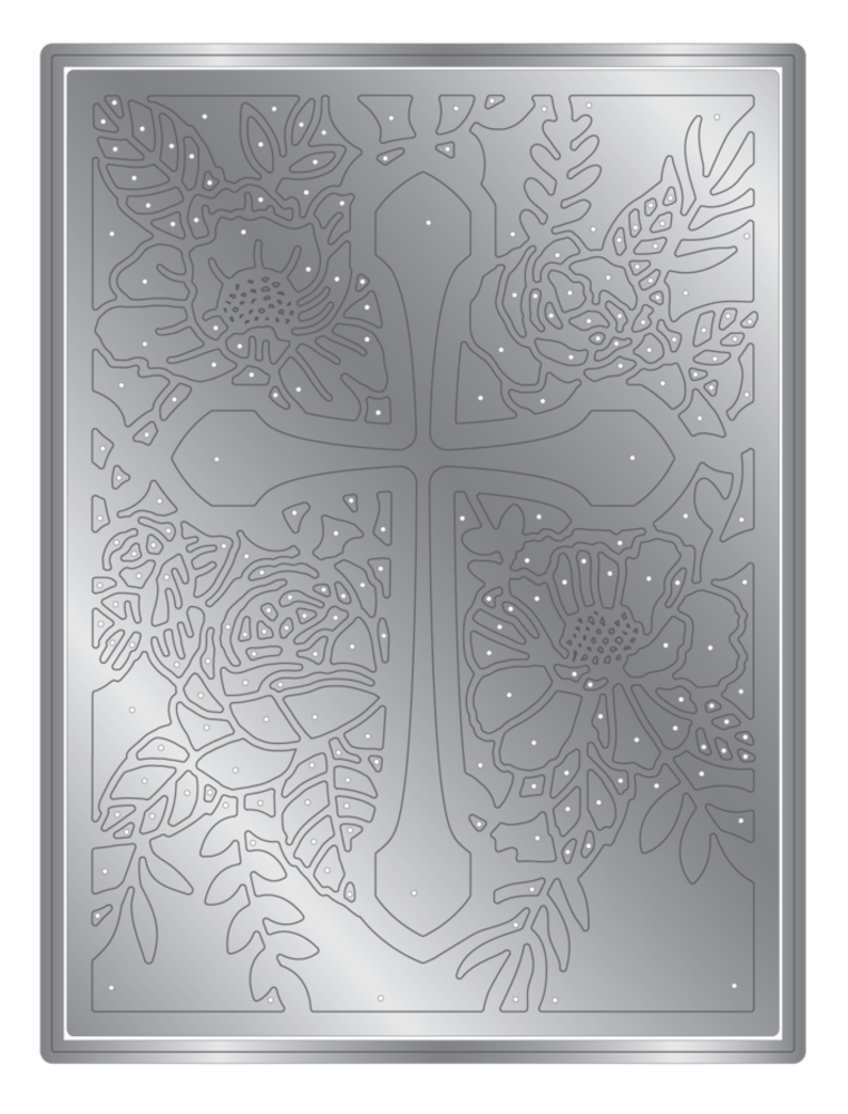 Crafter's Companion Floral Cross Create-a-Card Dies (CC-MD-FLCR) Crafter's Companion Floral Cross Create-a-Card Dies (CC-MD-FLCR)