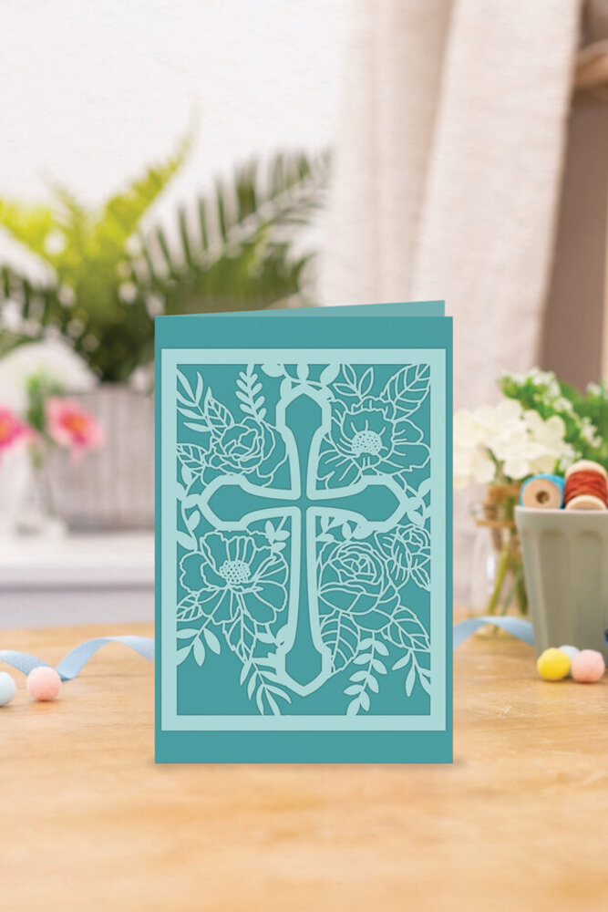 Crafter's Companion Floral Cross Create-a-Card Dies (CC-MD-FLCR) Crafter's Companion Floral Cross Create-a-Card Dies (CC-MD-FLCR)