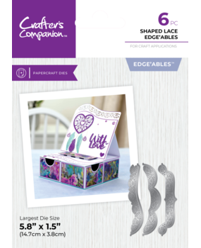Crafter's Companion Shaped Lace Edge'ables Dies (GEM-MD-EDG-SLE)