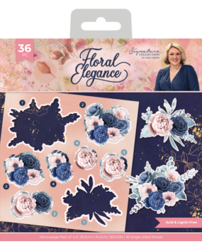 Crafter's Companion Floral Elegance 6x6 Inch Decoupage Pad (S-FE-DPAD6) Crafter's Companion Floral Elegance 6x6 Inch Decoupage Pad (S-FE-DPAD6)