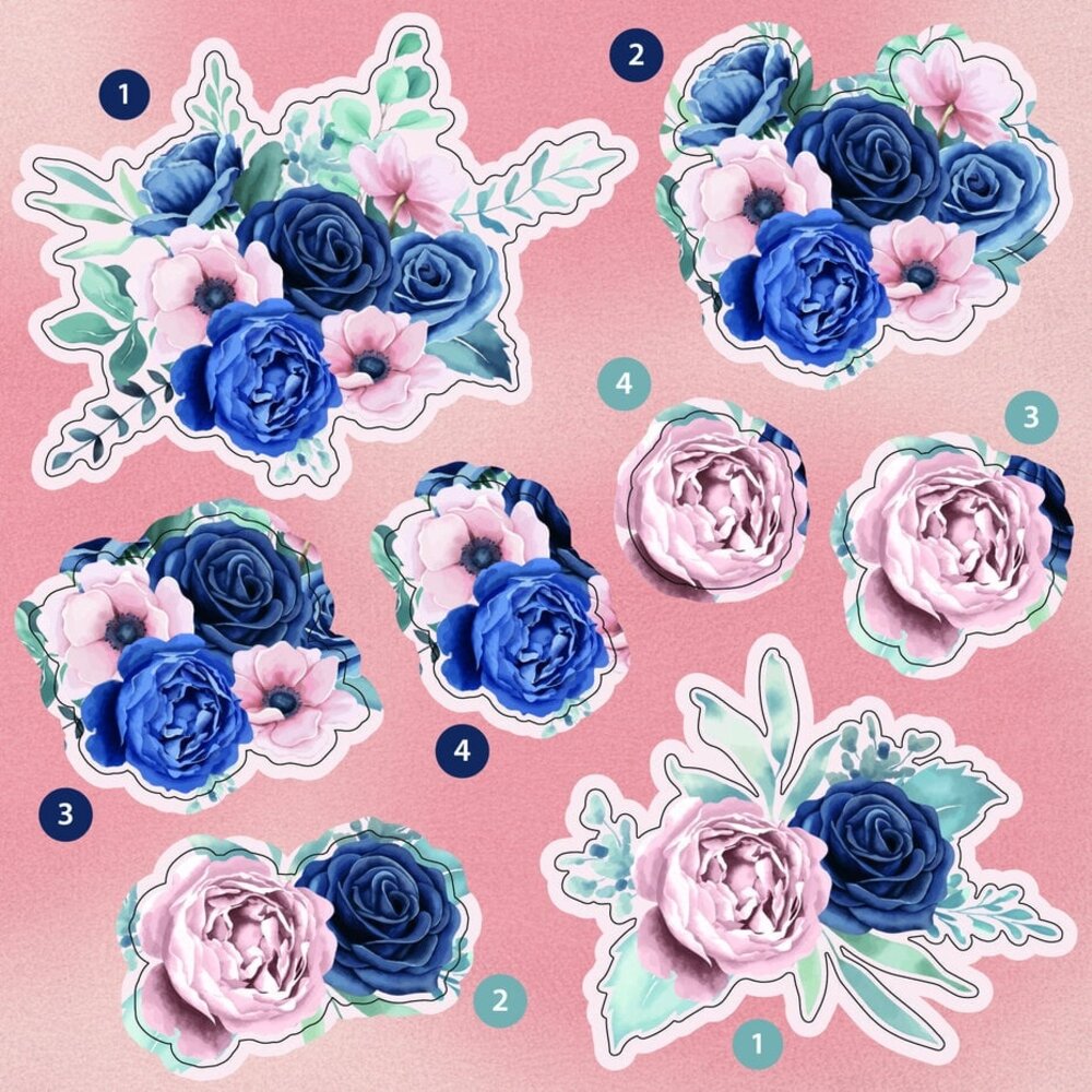 Crafter's Companion Floral Elegance 6x6 Inch Decoupage Pad (S-FE-DPAD6) Crafter's Companion Floral Elegance 6x6 Inch Decoupage Pad (S-FE-DPAD6)