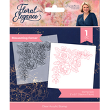 Crafter's Companion Floral Elegance Clear Stamp Blossoming Corner (S-FE-CA-ST-BLCO)
