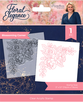Crafter's Companion Floral Elegance Clear Stamp Blossoming Corner (S-FE-CA-ST-BLCO) Crafter's Companion Floral Elegance Clear Stamp Blossoming Corner (S-FE-CA-ST-BLCO)