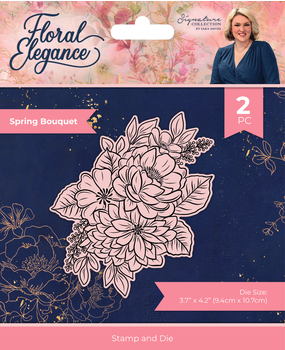 Crafter's Companion Floral Elegance Stamp & Die Spring Bouquet (S-FE-STD-SPBO) Crafter's Companion Floral Elegance Stamp & Die Spring Bouquet (S-FE-STD-SPBO)