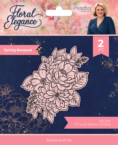 Crafter's Companion Floral Elegance Stamp & Die Spring Bouquet (S-FE-STD-SPBO)