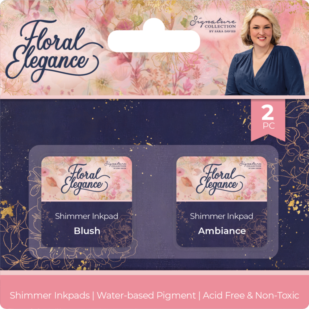 Crafter's Companion Floral Elegance Shimmer Ink Pads (S-FE-IP-SHIM) Crafter's Companion Floral Elegance Shimmer Ink Pads (S-FE-IP-SHIM)