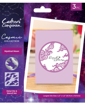 Crafter's Companion Cosmic Collection Stencil & Die Mystical Moon (COS-MD-CAD-STEN-MM) Crafter's Companion Cosmic Collection Stencil & Die Mystical Moon (COS-MD-CAD-STEN-MM)
