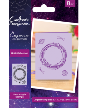 Crafter's Companion Cosmic Collection Clear Stamp Orbit Collection (COS-CA-ST-ORCO) Crafter's Companion Cosmic Collection Clear Stamp Orbit Collection (COS-CA-ST-ORCO)