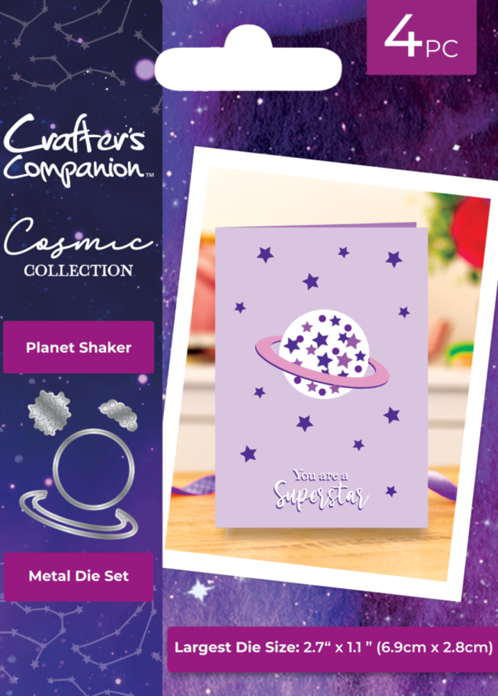 Crafter's Companion Cosmic Collection Planet Shaker Die (COS-MD-PLSH) Crafter's Companion Cosmic Collection Planet Shaker Die (COS-MD-PLSH)