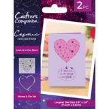 Crafter's Companion Cosmic Collection Stamp & Die Love is in the Stars (COS-STD-LITS)