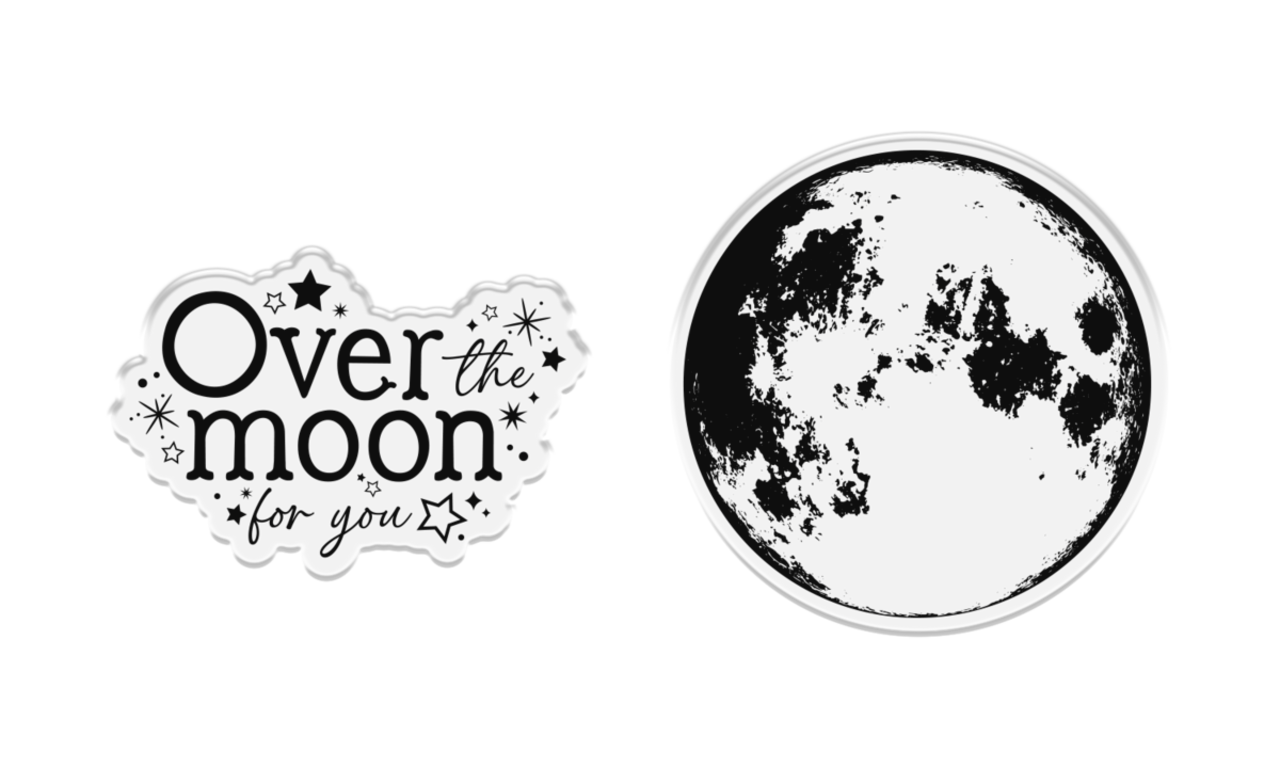 Crafter's Companion Cosmic Collection Stamp & Die Over the Moon (COS-STD-OTM) Crafter's Companion Cosmic Collection Stamp & Die Over the Moon (COS-STD-OTM)