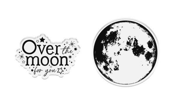 Crafter's Companion Cosmic Collection Stamp & Die Over the Moon (COS-STD-OTM) Crafter's Companion Cosmic Collection Stamp & Die Over the Moon (COS-STD-OTM)