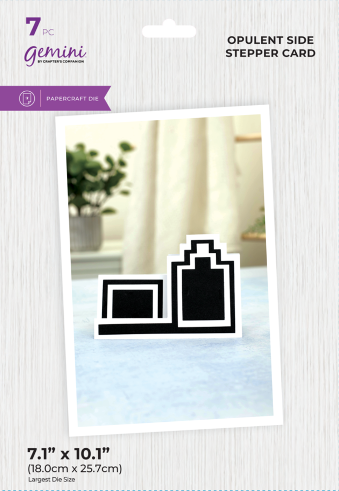 Gemini Opulent Side Stepper Card Create-a-Card Dies (GEM-MD-CAD-OSSC) Gemini Opulent Side Stepper Card Create-a-Card Dies (GEM-MD-CAD-OSSC)